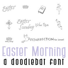 Easter Morning Doodlebat Font