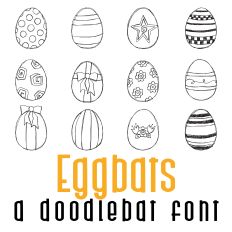 Eggbats Doodlebat Font