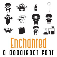 Enchanted Doodlebat Font