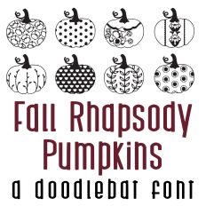 Fall Rhapsody Pumpkins Doodlebat