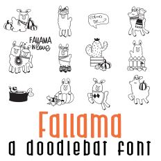Fallama Doodlebat Font