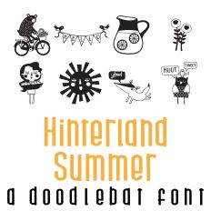 Hinterland Summer Doodlebat Font