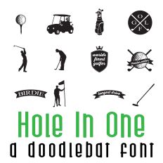 Hole In One Doodlebat Font