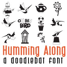 Humming Along Doodlebat Font