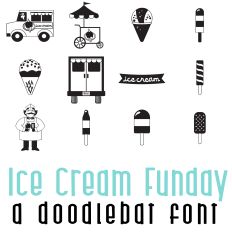 Ice Cream Funday Doo Font