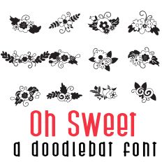 Oh Sweet Doodlebat Font