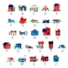 Patriotic Homes Full Color Font