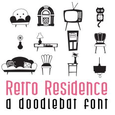 Retro Residence Doodlebat Font