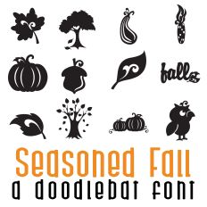 Seasoned Fall Doodlebat Font