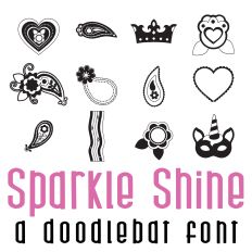Sparkle Shine Doodlebat Font