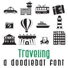 Traveling Doodlebat Font
