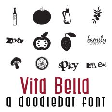 Vita Bella Doodlebat Font