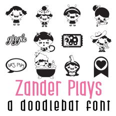 Zander Plays Doodlebat Font
