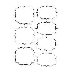 Doodled Bracketed Printable Label / Planner / Journal Stickers