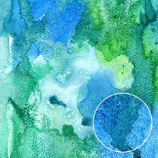 Green Blue Watercolor Grunge Printable Background Pattern by Clikchic Designs
