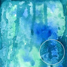 Turquoise Teal Grunge Watercolor Background Pattern