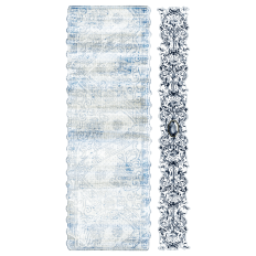 Dutch Blauw Journal Block, Bookmark or Tag and Filigree Border Print and Cut by Clikchic Designs