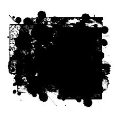 Grunge Urban Drips Clipping Mask Border or Frame