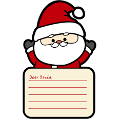 cute dear santa letter