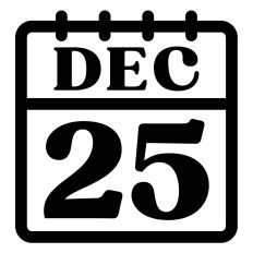 Dec 25 Calendar