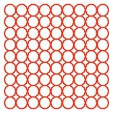 Decagon Repeating SVG Design Template Multipurpose
