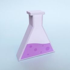 Decorative Laboratory Triangular Container