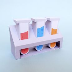 Decorative Test Tube + Rack