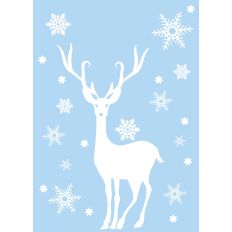Deer Holiday Card 
