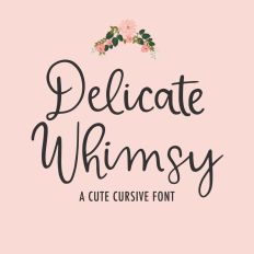 Delicate Whimsy Script