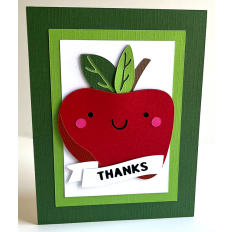 Happy Apple Thank You Card