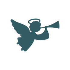Angel silhouette