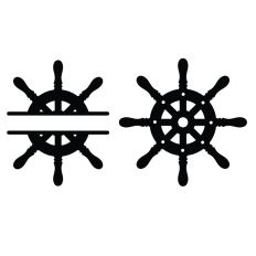 Ship Helm silhouette