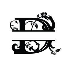 Letter D monogram