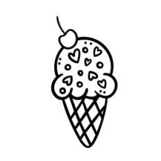 Ice Cream Cone Doodle
