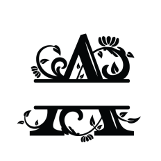 Letter A monogram