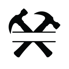 Crossed hammers