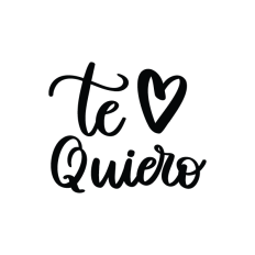 Te Quiero Phrase