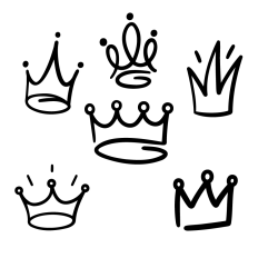 Crown Doodles
