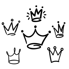 Crown Doodles