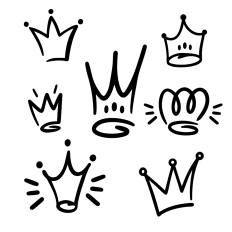 Crown Doodles