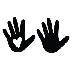 Hand silhouette