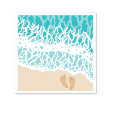 Beach Shadow Box Scene