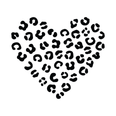 Animal Print Heart