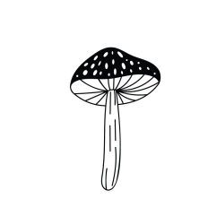 Mushroom Silhouette
