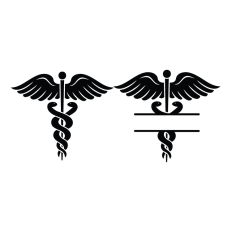 Caduceus Silhouette