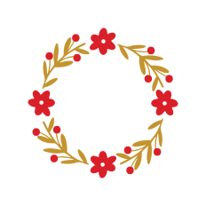Floral frame