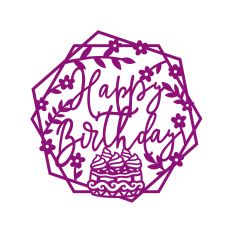 Beautiful Happy Birthday cake