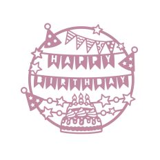 Fun Happy Birthday with cake