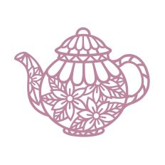 Floral teapot