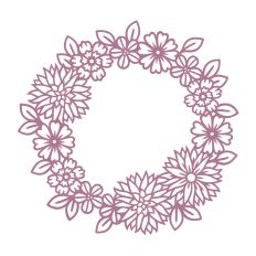 Floral detailed wreath